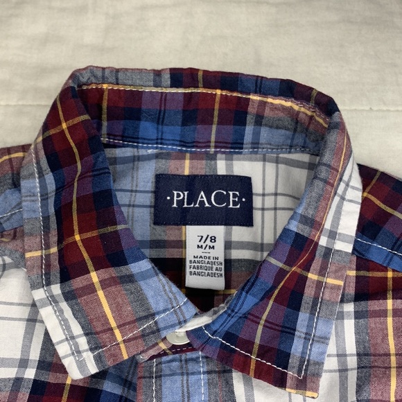 Children’s Place button up shirt - Picture 3 of 3